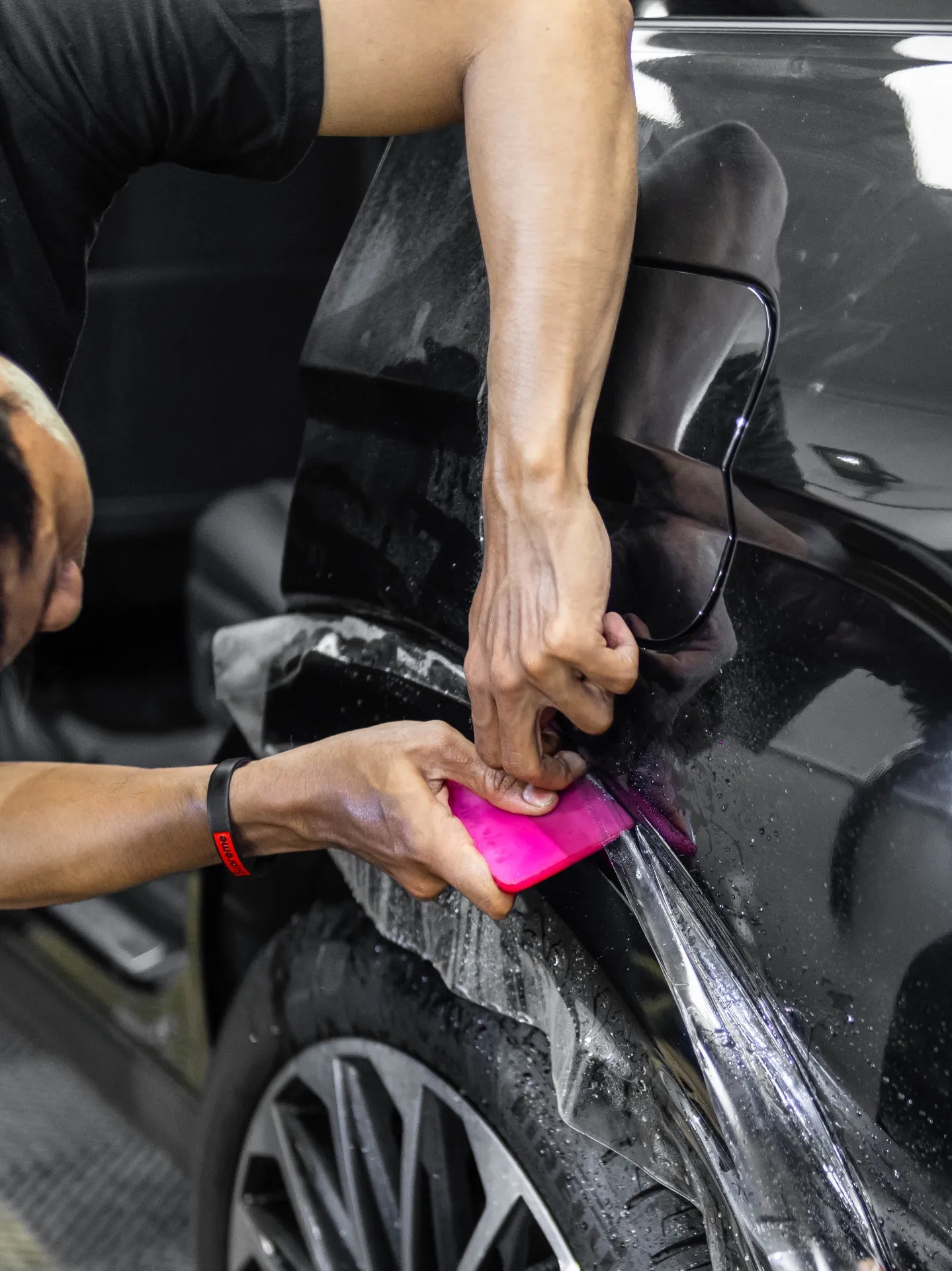Hasil pemasangan PPF pada mobil di Lumens Auto Detailer