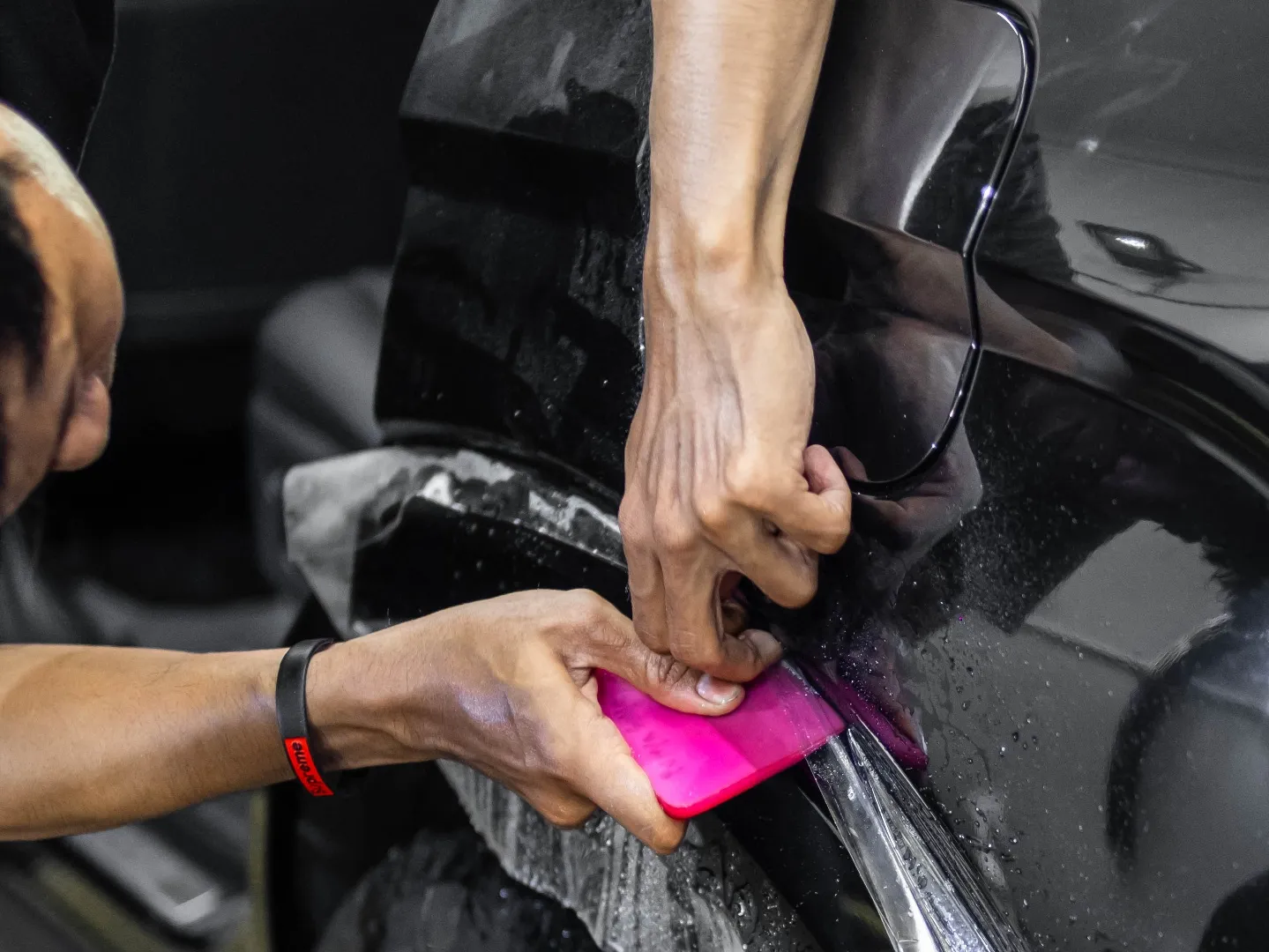 Hasil pemasangan PPF pada mobil di Lumens Auto Detailer